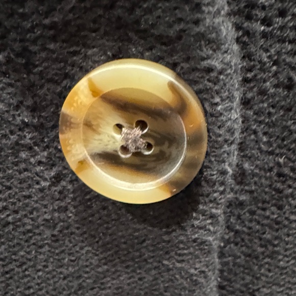 Quince Black Cropped Cardigan xs - Picture 3 of 5